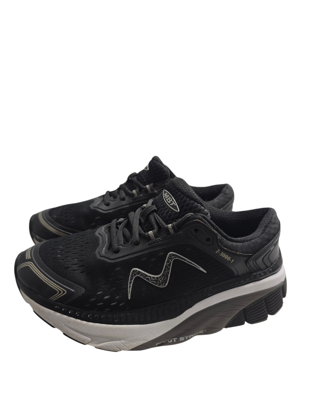 MBT Z-3000-1 Women's Black Cushioned Running Shoes Size 8.5
